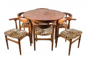 MID-CENTURY MODERN TEAK DINING
