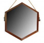 MID-CENTURY MODERN TEAK FRAMED