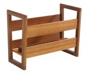 MID-CENTURY MODERN TEAK MAGAZI