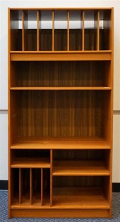 MID-CENTURY MODERN TEAK OPEN B