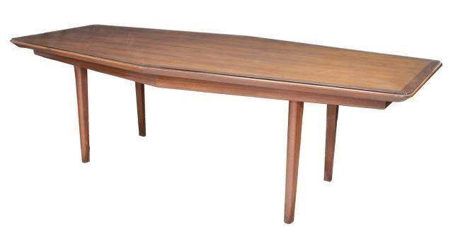MID-CENTURY MODERN TEAK TABLE,