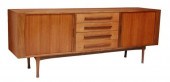 MID-CENTURY MODERN TEAK TAMBOU