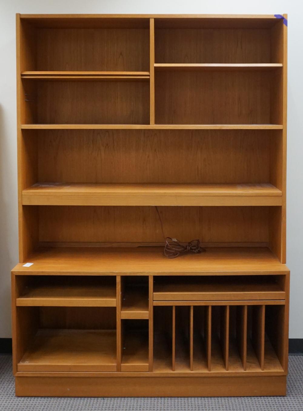 MID-CENTURY MODERN TEAK TWO PART