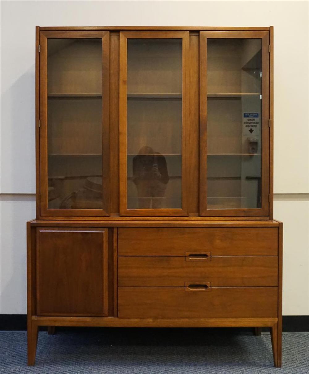 MID-CENTURY MODERN TEAK TWO-PART