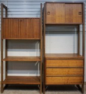 MID-CENTURY MODERN TEAK TWO-PA