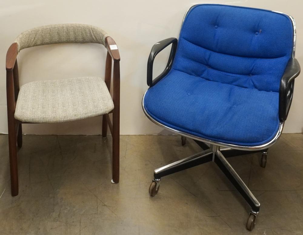 MID-CENTURY MODERN TEAK UPHOLSTERED