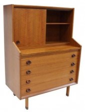 MID-CENTURY MODERN TEAK VANITY