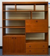 MID-CENTURY MODERN TEAK WALL U