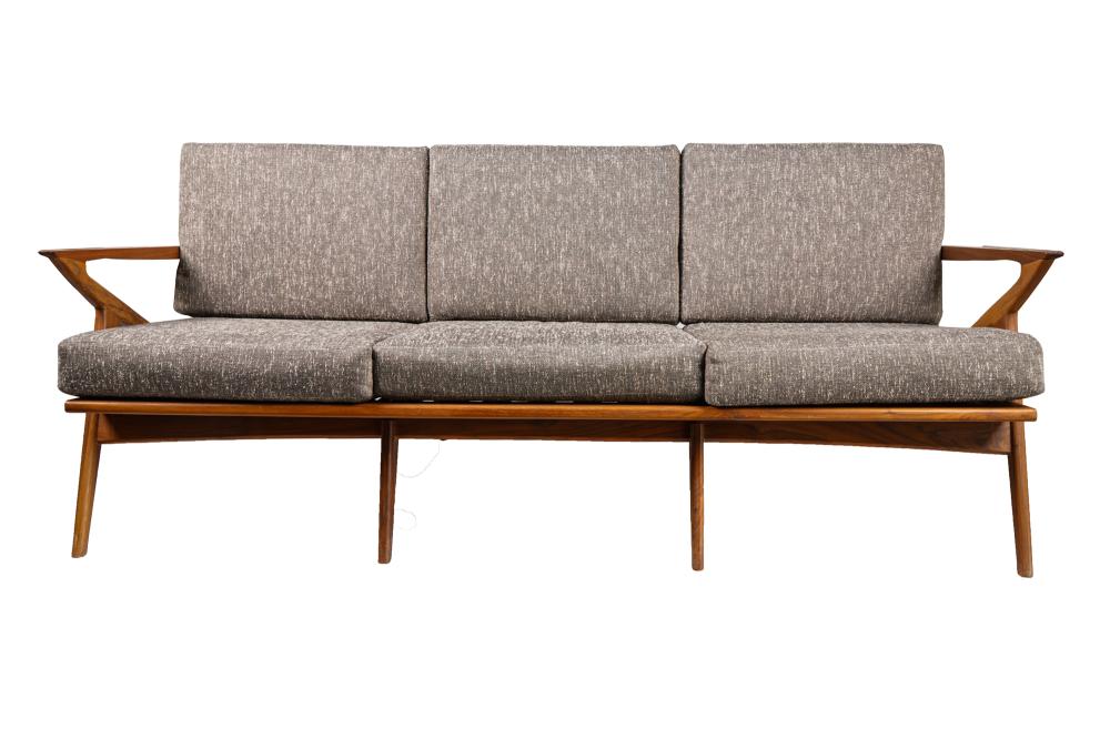 MID-CENTURY MODERN UPHOLSTERED