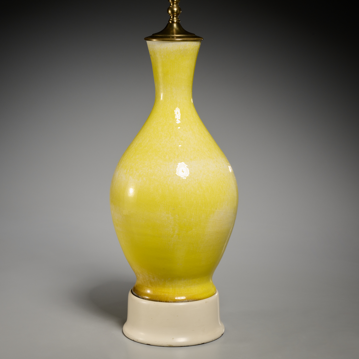MID-CENTURY MODERN VASE LAMP, EX