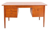 MID-CENTURY MODERN WALNUT DESK