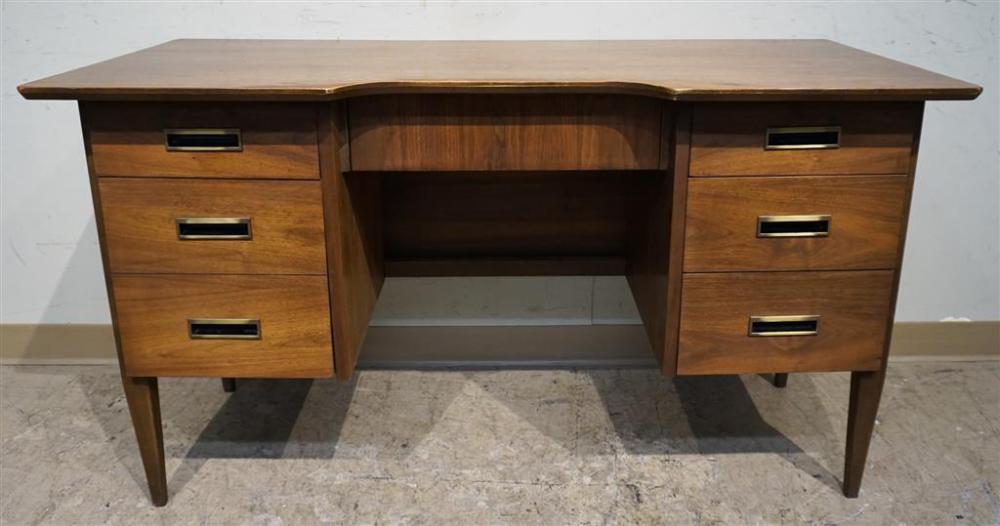 MID CENTURY MODERN WALNUT DOUBLE