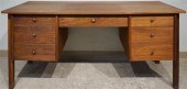 MID-CENTURY MODERN WALNUT DOUB