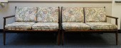 MID-CENTURY MODERN WALNUT TWO-