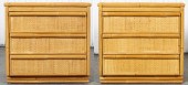 MID-CENTURY MODERN WOVEN BAMBO