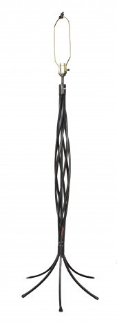 MID-CENTURY MODERN WROUGHT IRO