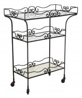 MID-CENTURY MODERN WROUGHT IRO
