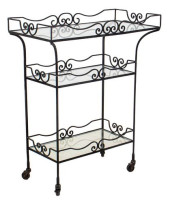 MID-CENTURY MODERN WROUGHT IRO