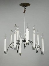 MID-CENTURY MODERNIST CHROME C