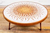 MID-CENTURY MOSAIC TILE SUNBUR