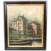MID CENTURY OIL ON BOARD PAINT