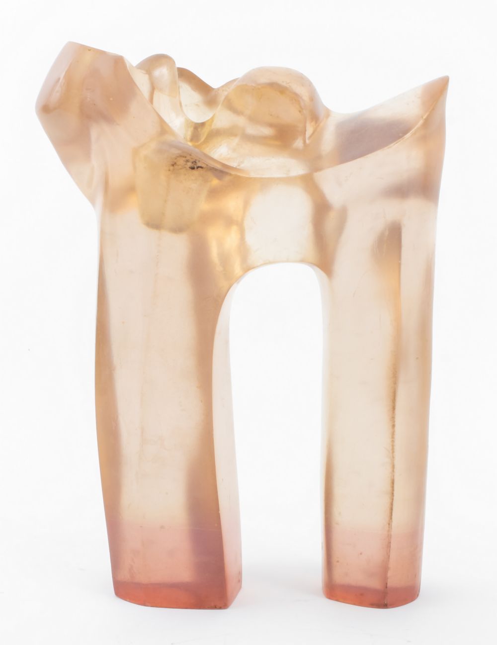 MID-CENTURY PINK RESIN ORGANIC FORM