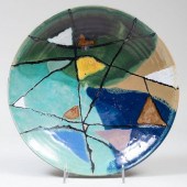 MID-CENTURY POTTERY CHARGER, P