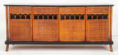 MID-CENTURY RATTAN BAMBOO STER