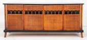 MID-CENTURY RATTAN BAMBOO STER
