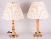 MID-CENTURY RATTAN WRAPPED TAB