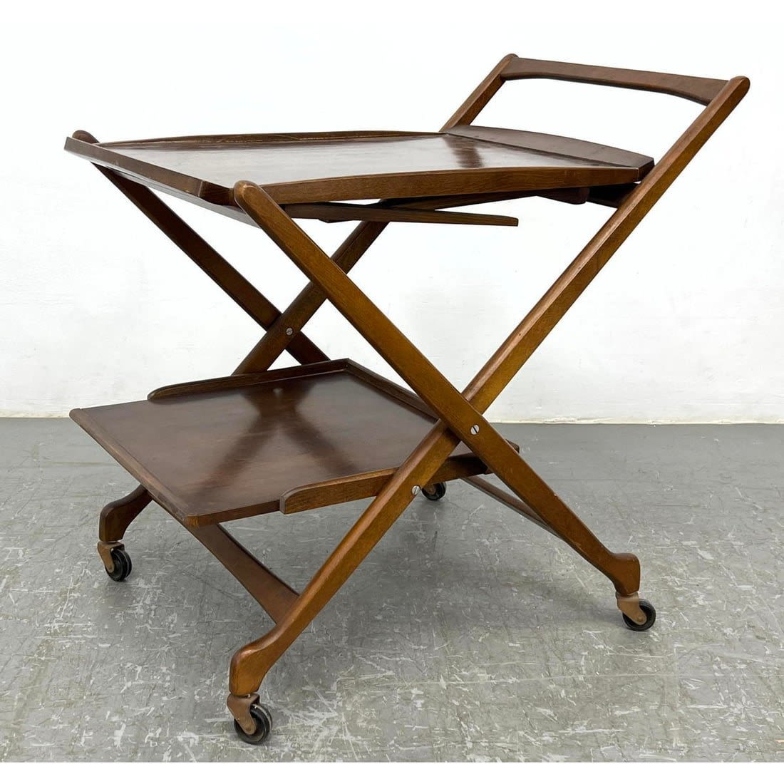 Mid Century Rolling Serving Cart.