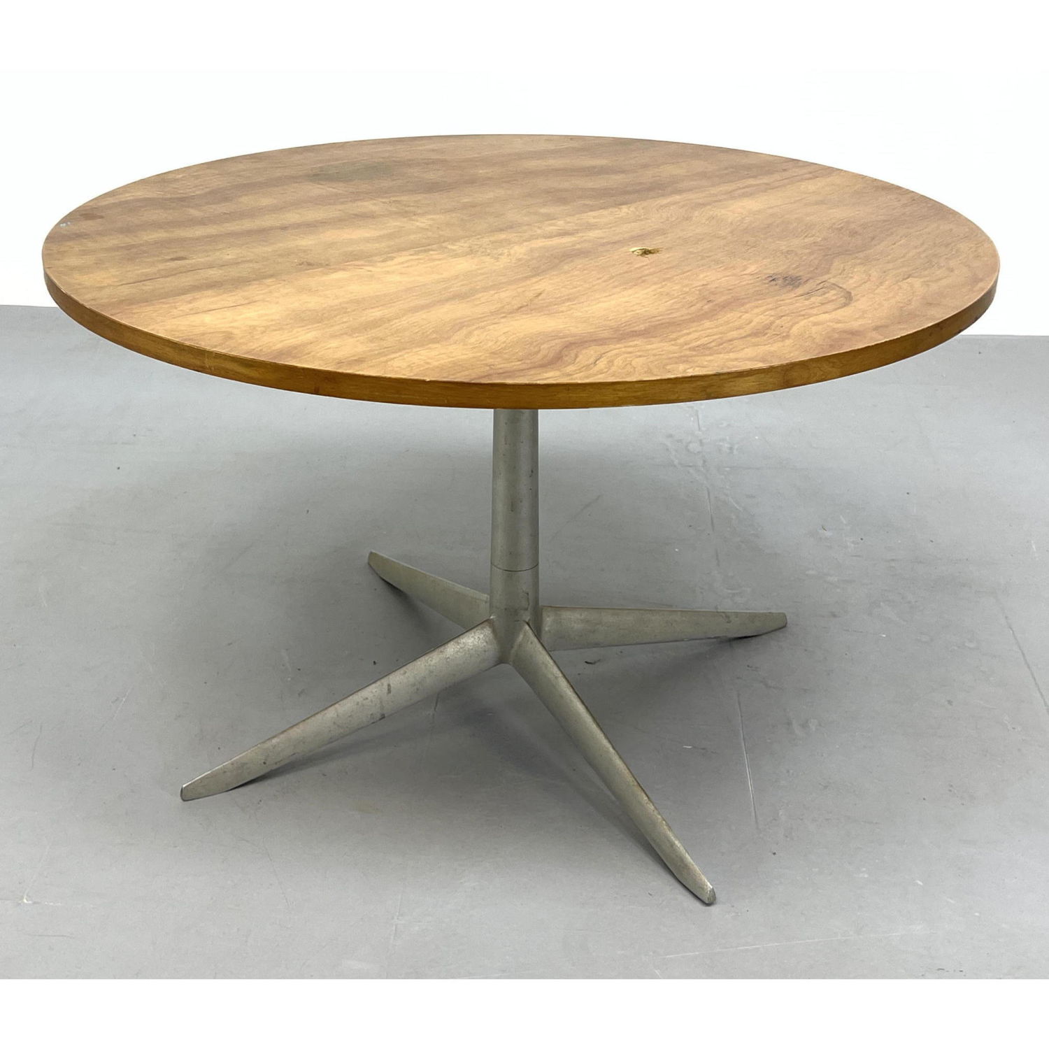 Mid Century Round Wood Top and