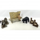 Mid Century Shelf Lot. 1) Syro