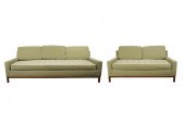 MID-CENTURY SOFA & LOVESEATman