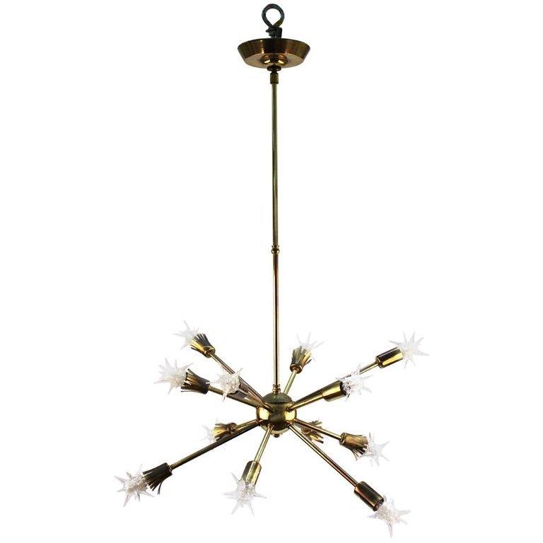 MID-CENTURY SPUTNIK CHANDELIER WITH