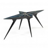 MID-CENTURY STARBURST PAINTED