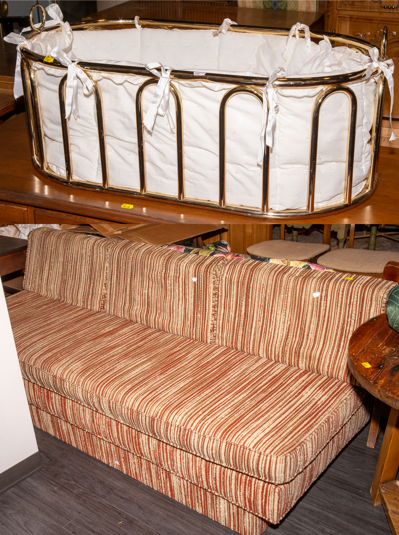 MID-CENTURY STYLE SOFA & HANGING