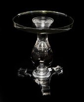 MID-CENTURY STYLE SOLID GLASS