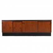 MID-CENTURY STYLE TEAK & MARBL