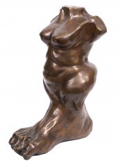 MID-CENTURY SURREAL BRONZE STA