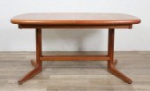 MID CENTURY TEAK DINING TABLE