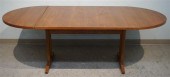 MID-CENTURY TEAK DROP-LEAF DIN
