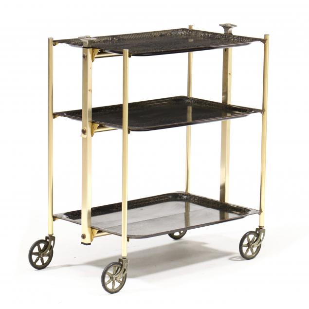 MID-CENTURY THREE TIERED