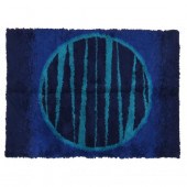 MID-CENTURY THULE SHAG RUG OR