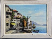 Mid Century Vilora Oil Paintin