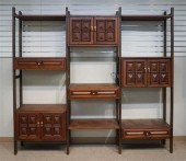 MID-CENTURY WALNUT AND OAK ROO