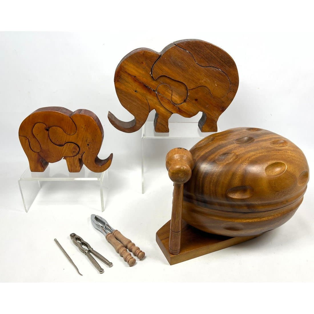 Mid Century Wood Lot Collection.