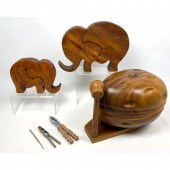 Mid Century Wood Lot Collectio