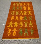 MID-CENTURY WOOL WALL TAPESTRY