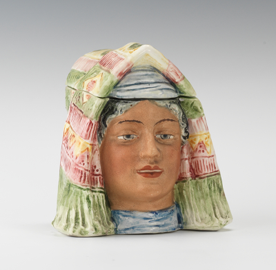 Mid-Eastern Figural Head of a Woman